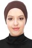 Stella - Brun Bomuld Turban