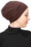Stella - Brun Bomuld Turban