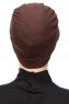 Stella - Brun Bomuld Turban