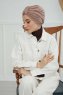 Laura - Taupe Bomuld Turban