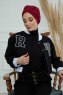 Laura - Bordeaux Bomuld Turban