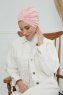 Laura - Gammelrosa Bomuld Turban