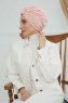 Laura - Gammelrosa Bomuld Turban