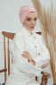 Laura - Gammelrosa Bomuld Turban