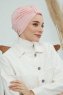 Laura - Gammelrosa Bomuld Turban