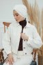 Laura - Creme Bomuld Turban