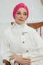 Laura - Fuchsia Bomuld Turban