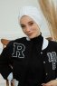 Laura - Hvid Bomuld Turban