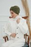 Laura - Khaki Bomuld Turban