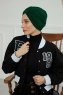 Laura - Mørkegrøn Bomuld Turban