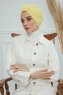 Laura - Gul Bomuld Turban