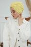Laura - Gul Bomuld Turban