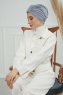 Laura - Lysegrå Bomuld Turban