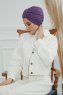 Laura - Violet Bomuld Turban