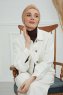 Laura - Sand Bomuld Turban