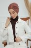 Laura - Caramel Bomuld Turban