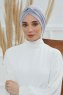 Astrid - Lysegrå Bomuld Turban
