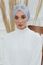 Agnes - Lysegrå Bomuld Turban
