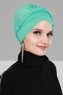 Olivia - Turkis Bomuld Turban - Ayse Turban