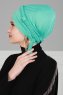 Olivia - Turkis Bomuld Turban - Ayse Turban