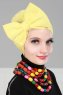 Julia - Gul Bomuld Turban - Ayse Turban