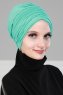 Wilma - Turkis Bomuld Turban - Ayse Turban