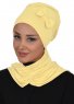 Bianca - Gul Bomuld Turban