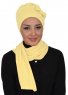 Bianca - Gul Bomuld Turban