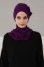 Bianca - Lilla Bomuld Turban