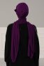 Bianca - Lilla Bomuld Turban