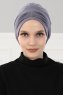 Linda - Grå Bomuld Turban - Ayse Turban