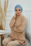 Linda - Sky Blue Bomuld Turban