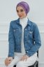 Linda - Violet Bomuld Turban