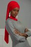 Rebecca - Rød Bomuld Turban - Ayse Turban