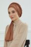Rebecca - Caramel Bomuld Turban