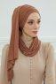Rebecca - Caramel Bomuld Turban