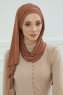 Rebecca - Caramel Bomuld Turban