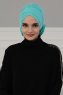 Elisabeth - Turkis Bomuld Turban