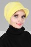 Sandra - Gul Bomuld Turban - Ayse Turban