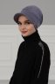 Sandra - Grå Bomuld Turban - Ayse Turban