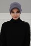 Sandra - Grå Bomuld Turban - Ayse Turban