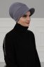 Sandra - Grå Bomuld Turban - Ayse Turban