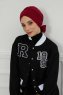 Ellie - Bordeaux Bomuld Turban