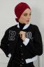 Ellie - Bordeaux Bomuld Turban
