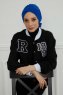 Ellie - Blå Bomuld Turban