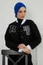 Ellie - Blå Bomuld Turban