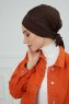 Ellie - Brun Bomuld Turban