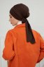 Ellie - Brun Bomuld Turban