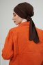 Ellie - Brun Bomuld Turban