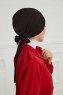 Ellie - Svart Bomuld Turban